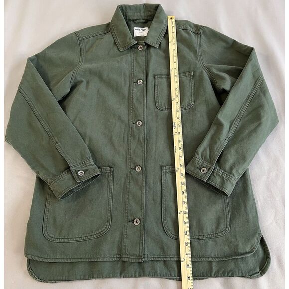Old Navy Military Jacket Women , 100% Cotton. Women's Sz Large Tall - Picture 5 of 12